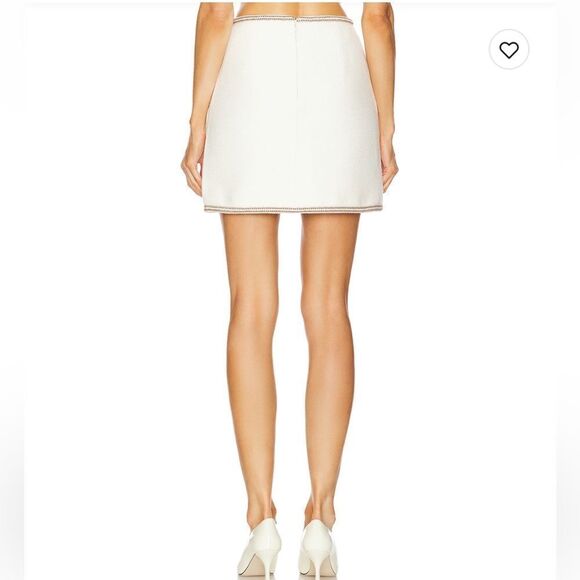 NWT Veronica Beard OHEMIA SKIRT Ivory Size 10 Revolve - Picture 5 of 13